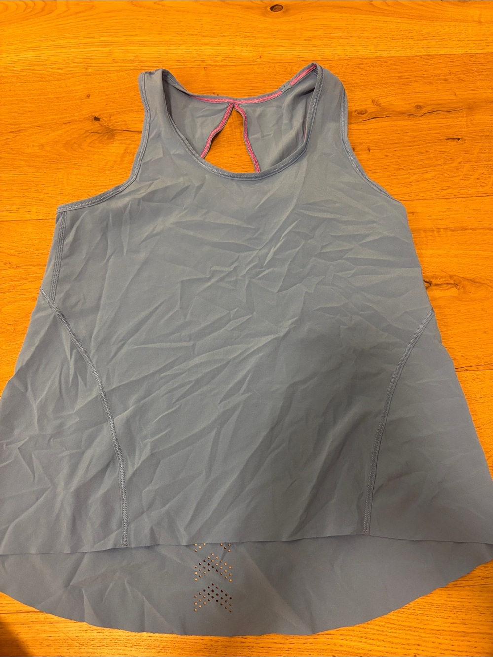 Ivivva Blue Tank Top with Pink Trim